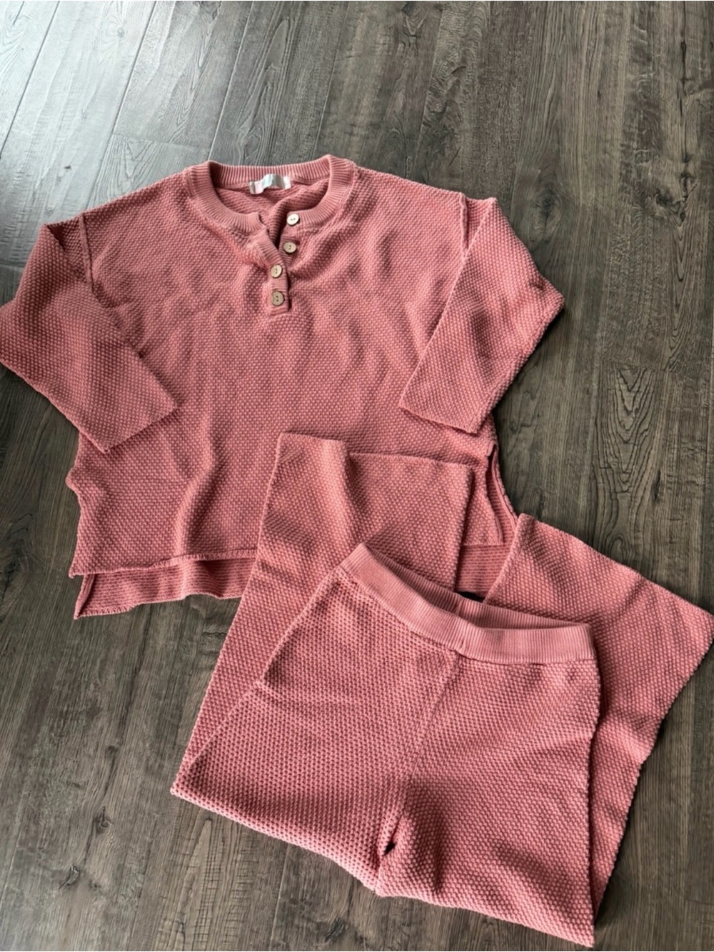 Free people beach hailee knit sweater set